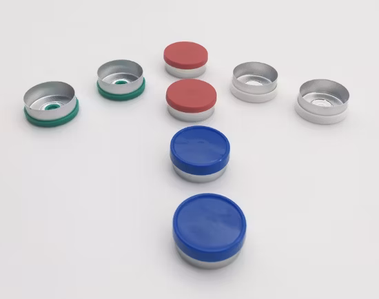 Медицинская инъекция 18 мм, 20 мм, 24 мм, 28 мм, отрывная алюминиевая крышка с откидной крышкой для стеклянных флаконов